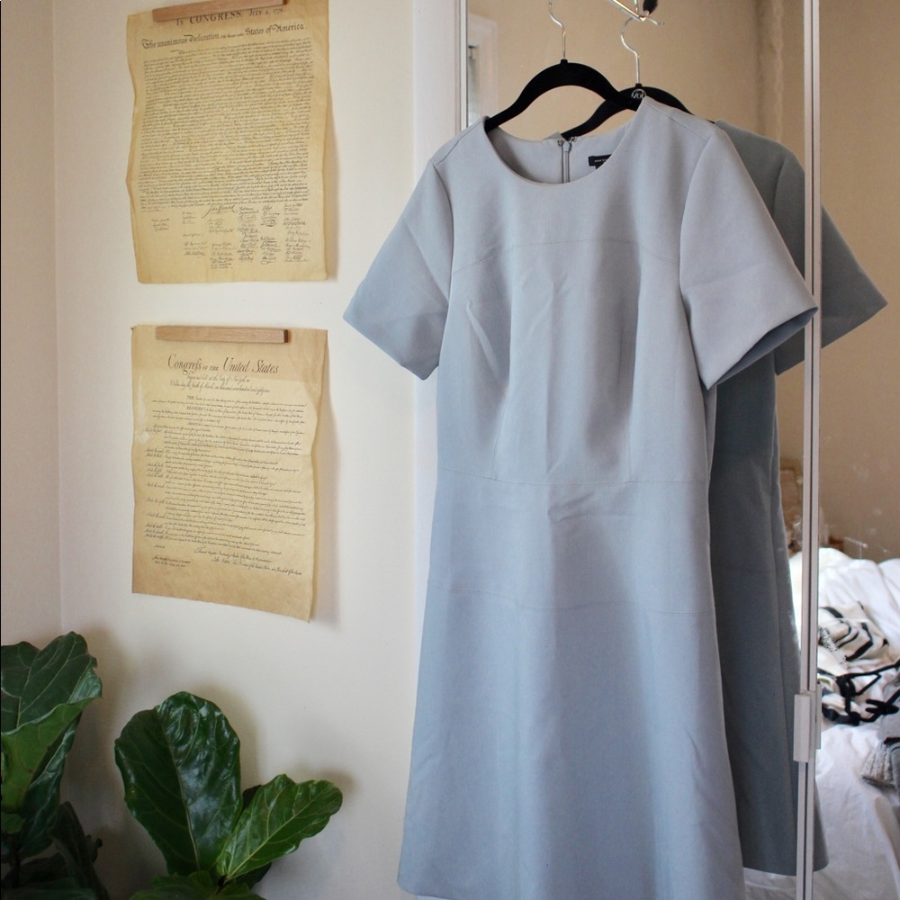 Powder Blue Ann Taylor Business Dress